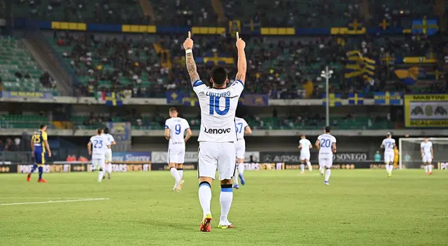 Inter de Milán ganó 3 a 1 a Hellas Verona