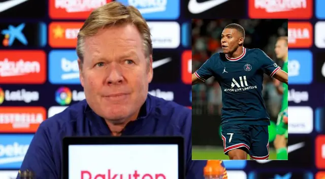 Ronald Koeman también quiere a Kylian Mbappé en sus filas. Ronald Koeman también quiere a Kylian Mbappé en sus filas.