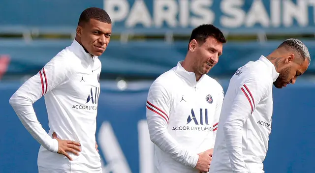 Messi podría debutar con Neymar y Mbappé Messi podría debutar con Neymar y Mbappé