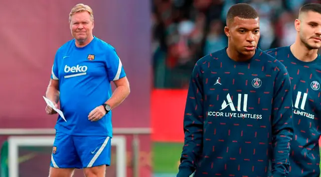 Koeman y su contundente mensaje por Kylian Mbappé