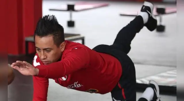Christian Cueva concentrado para los partidos de las Eliminatorias