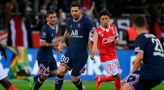 Lionel Messi debutó con el PSG en la Ligue 1.