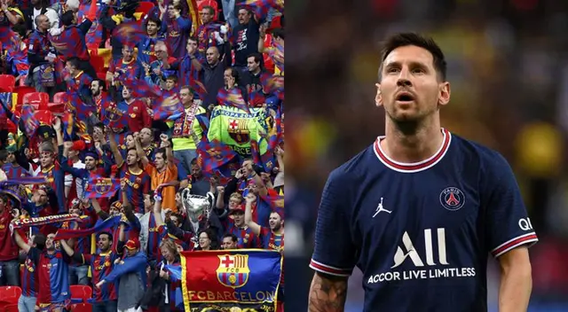 Hinchas 'culés' mostraron su molestia contra en contra del PSG. Hinchas 'culés' mostraron su molestia contra en contra del PSG.