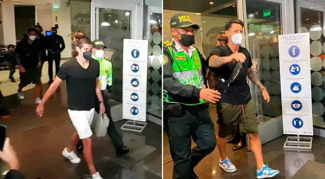 Gianluca Lapadula y Luis Abram llegaron a Lima Gianluca Lapadula y Luis Abram llegaron a Lima