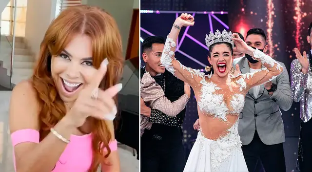 La conductora habló sobre el triunfo de Korina Rivadeneira en Reinas del Show. La conductora habló sobre el triunfo de Korina Rivadeneira en Reinas del Show.