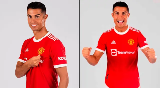 Cristiano Ronaldo ya luce con la camiseta de Manchester United Cristiano Ronaldo ya luce con la camiseta de Manchester United