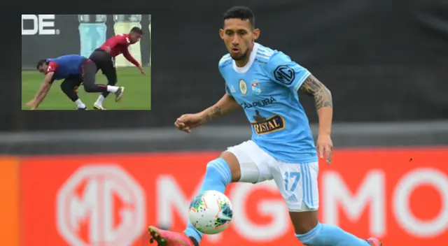 Gonzáles y Flores no se dieron tregua en una pelea por el balón