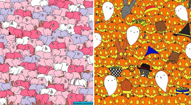 Reto visual doble: Descubre los elementos ocultos en estas dos singulares imágenes