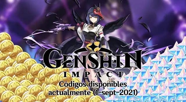 Genshin Impact: códigos activos - 1 de septiembre 2021 Genshin Impact: códigos activos - 1 de septiembre 2021