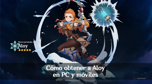 Genshin Impact Versión 2.1: cómo obtener a Aloy en PC y móvil Genshin Impact Versión 2.1: cómo obtener a Aloy en PC y móvil