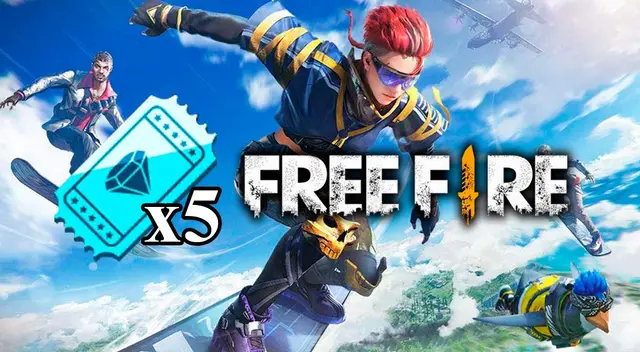 Free Fire: consigue 5 cupones de diamante royale gratis Free Fire: consigue 5 cupones de diamante royale gratis