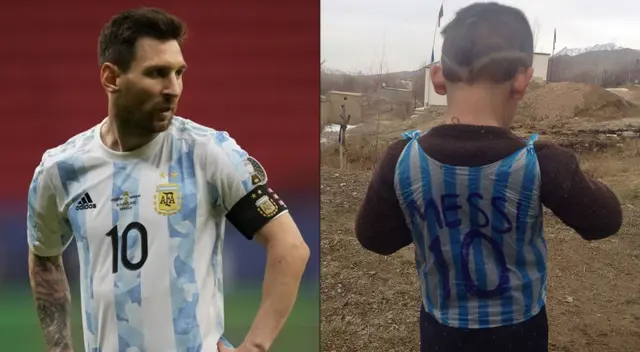Niño afgano fan de Messi clama ayuda para escapar de talibanes Niño afgano fan de Messi clama ayuda para escapar de talibanes