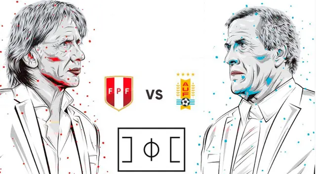 Gareca y Tabárez se enfrentarán por tercera vez en el Estadio Nacional