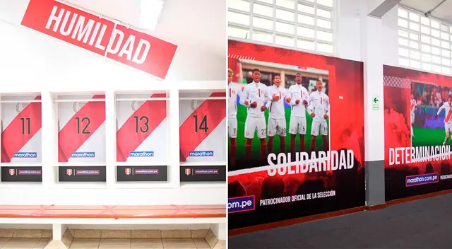 El nuevo camerino de la selección peruana