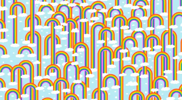 Reto viral: encuentra los arcoíris sin nubes