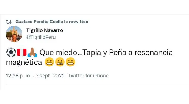 Información sobre Renato Tapia y Sergio Peña.    Información sobre Renato Tapia y Sergio Peña.