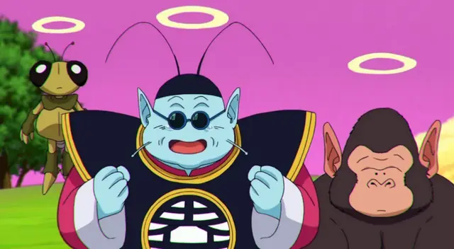 Dragon Ball: Kaio-sama le explica a Gokú el entrenamiento de los saiyajin Dragon Ball: Kaio-sama le explica a Gokú el entrenamiento de los saiyajin