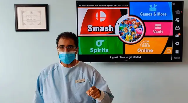 El dentista tiene un reto peculiar relacionado al Smash.