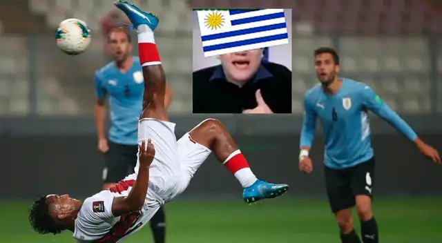 Relator uruguayo califica de chilena a gol de Renato Tapia Relator uruguayo califica de chilena a gol de Renato Tapia