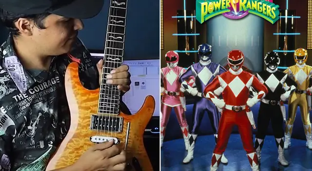 Joven es furor en TikTok por tocar el opening de Mighty Morphin Power Rangers
