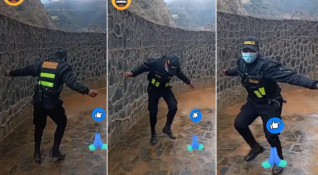 Policía se gana el respeto de todos al recordar sus raíces bailando huayno Policía se gana el respeto de todos al recordar sus raíces bailando huayno
