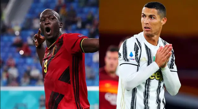 Romelu Lukaku demuestra su admiración por Cristiano Ronaldo. Romelu Lukaku demuestra su admiración por Cristiano Ronaldo.