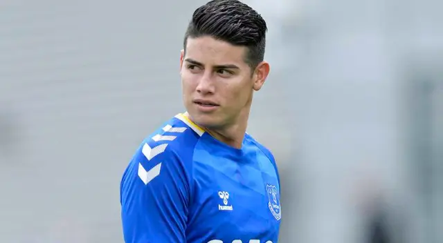 James Rodríguez no seguiría en el Everton