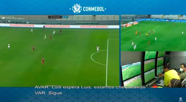 Perú anotó el 2-0 ante Venezuela, pero el VAR anuló el tanto por posición adelantada. Perú anotó el 2-0 ante Venezuela, pero el VAR anuló el tanto por posición adelantada.