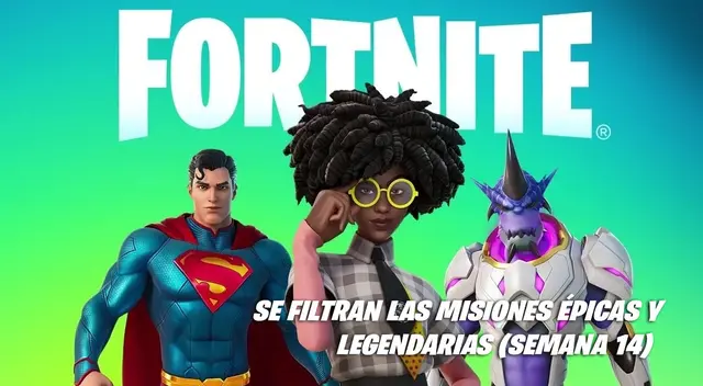 Fortnite: se filtran las misiones épicas y legendarias - Semana 14 Fortnite: se filtran las misiones épicas y legendarias - Semana 14