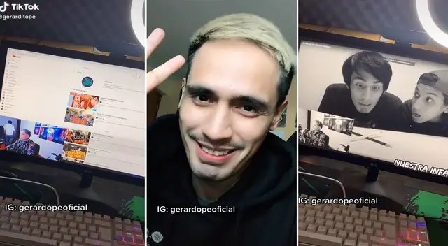 Gerardo Pe subió un video a TikTok que causó un gran revuelo en las redes sociales