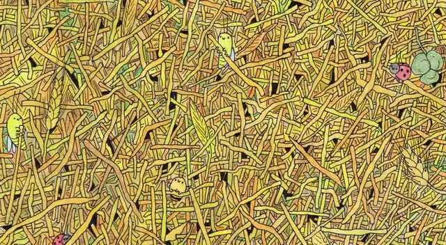 Reto visual: encuentra la aguja oculta en el pajar