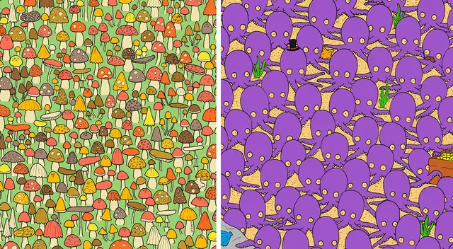 Doble reto visual: Encuentra a los animales ocultos en ambas imágenes en 20 segundos