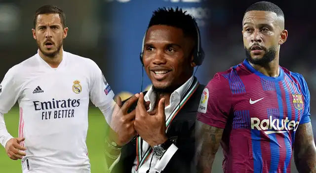 Eto'o elogia a Hazard y Depay Eto'o elogia a Hazard y Depay