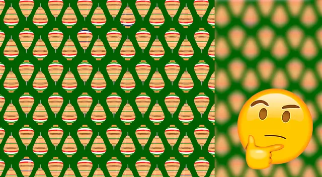 Reto viral: encuentra los trompos de color distinto.