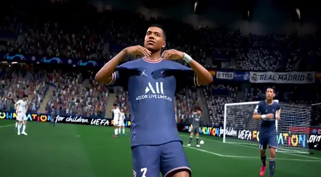 FIFA 22: Mbappé obtuvo 91 de media en el videojuego y aparece como centrodelatero