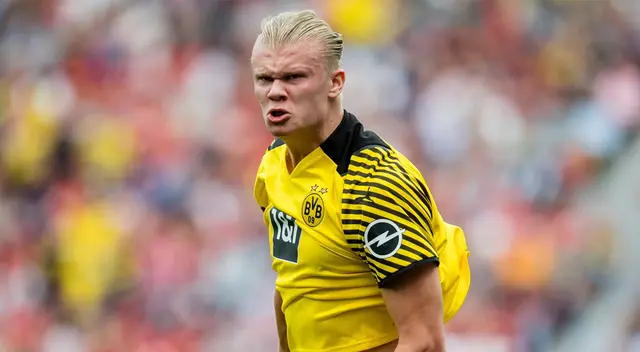 Erling Haaland no se cansa de marcar goles en la Bundesliga. Erling Haaland no se cansa de marcar goles en la Bundesliga.