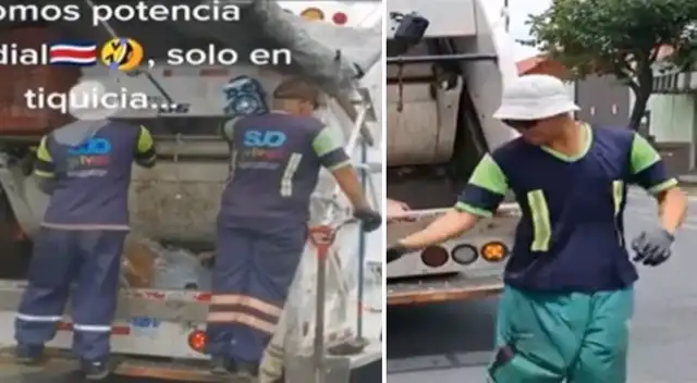 Recolector de basura es viral en TikTok.