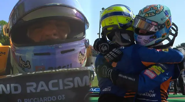 Daniel Ricciardo y toda su emoción por ganar el Gran Premio de Italia Daniel Ricciardo y toda su emoción por ganar el Gran Premio de Italia