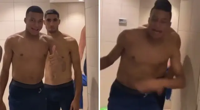 Kylian Mbappé es viral por hablar en español en el vestuario del PSG. Kylian Mbappé es viral por hablar en español en el vestuario del PSG.