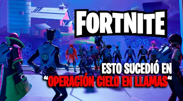 Fortnite: así se vivió el evento "Operación Cielo en Llamas" Fortnite: así se vivió el evento "Operación Cielo en Llamas"