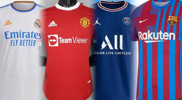 Camisetas patrocinio del fútbol 2021 22 Camisetas patrocinio del fútbol 2021 22
