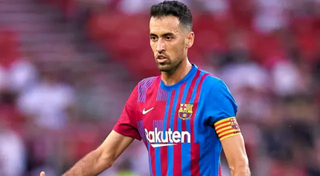 Sergio Busquets espera empezar con una victoria la Champions 2021-2022