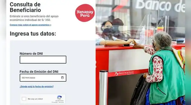 Conoce el link oficial para consultar sobre el Bono Yanapay Perú, propuesto por el Estado. Foto: Composición LR