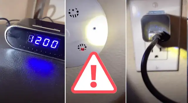 Tiktok viral: cómo detectar cámaras ocultas en habitaciones de hotel.