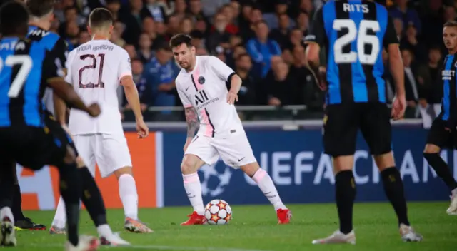 PSG y Brujas empataron 1-1 por Champions League PSG y Brujas empataron 1-1 por Champions League