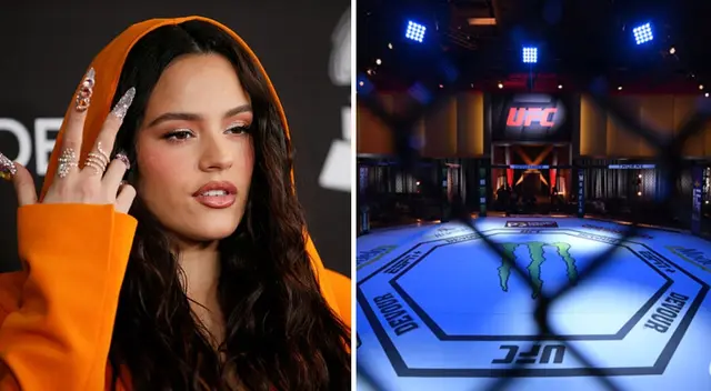 Rosalía entrenó en gimnasio de la UFC.