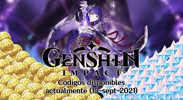 Genshin Impact: códigos vigentes - 15 de septiembre 2021