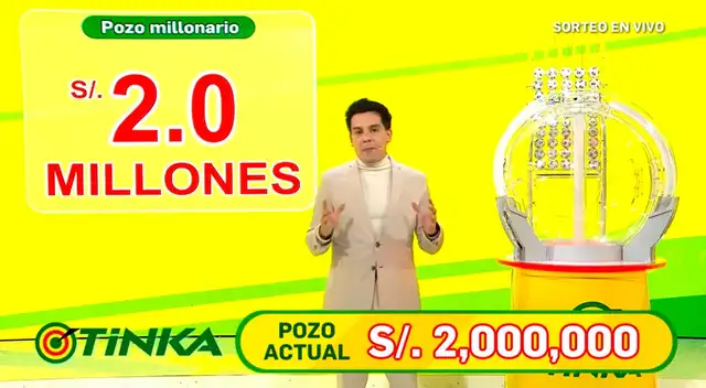 Resultados de La Tinka del miércoles 15 de septiembre Resultados de La Tinka del miércoles 15 de septiembre