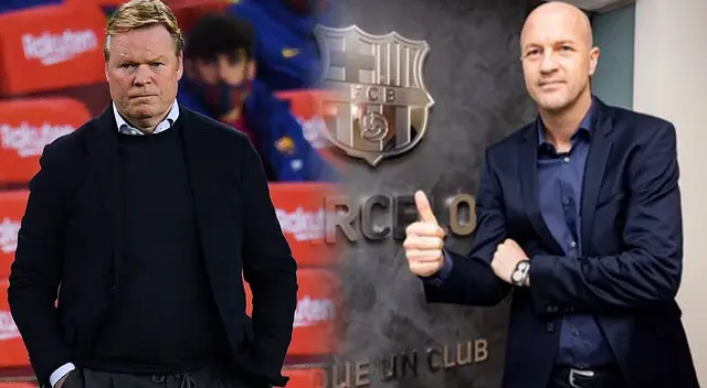 Ronald Koeman y Jordi Cruyff en Barcelona