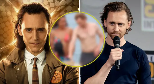Tom Hiddleston, de Loki del UCM, es captado en la playa con su nueva novia
